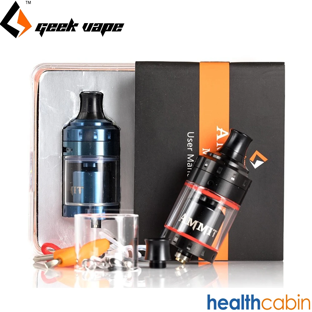 Geekvape Ammit MTL RTA 3D объемный воздушный поток 4 мл Одиночная катушка герметичная