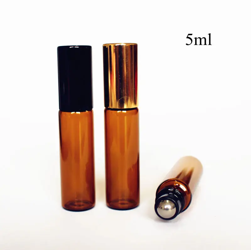 SAMBETTE 300 шт./лот 5 мл рулон на бутылке эфирное масло бутылка с металлическим шариком