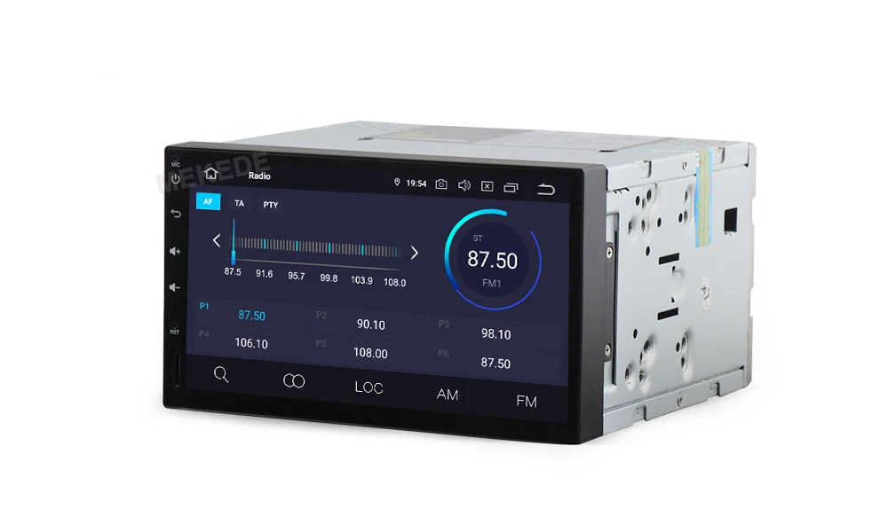 MEKEDE Android 9,0 ips DSP автомобильный аудио gps навигатор для 2Din универсальный автомобильный RDS OBD2 DVR камера с бесплатной доставкой