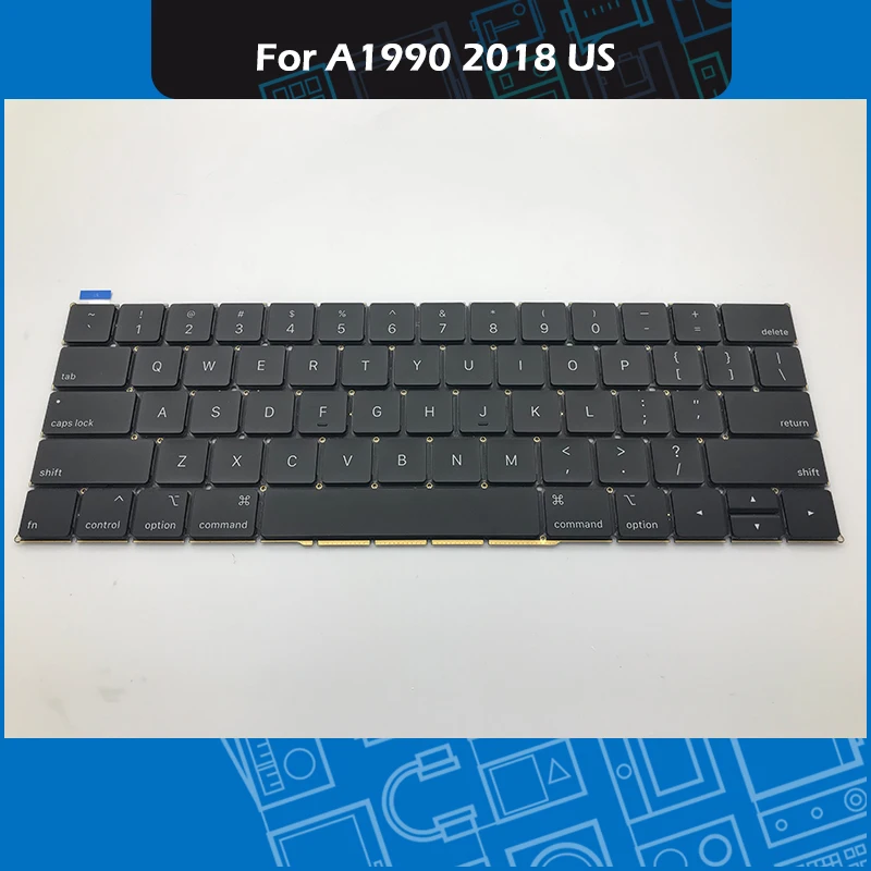 Новый ноутбук A1990 английская клавиатура для Macbook Pro Retina 15 дюймов сменная Mid-2018 EMC 3215