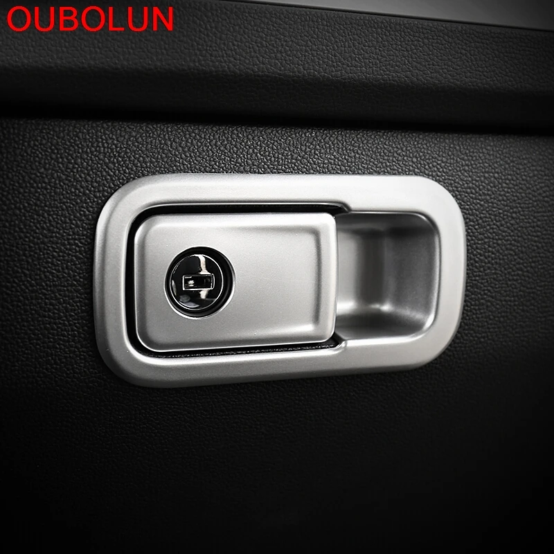 Матовая Обложка для внутренней отделки Volkswagen VW Tiguan второго поколения 2017 2018 ABS 2