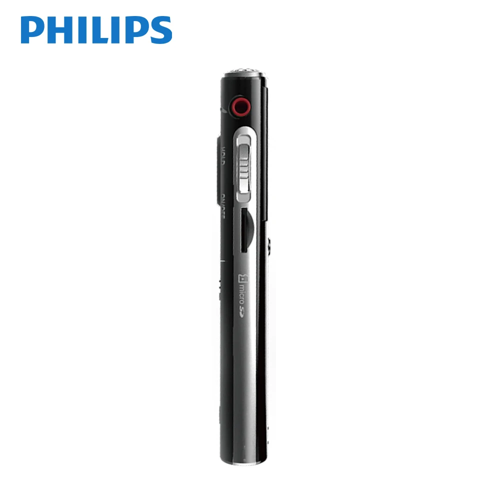 Цифровой диктофон Philips с сухой батареей 40 м беспроводным микрофоном|Цифровые