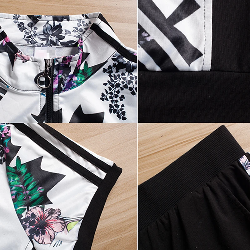 

YICIYA Tracksuit for Women Outfit Sportswear Co-ord Set Plus Size Big Two Piece Set Pants and Top Floral 2020 Summer Clothing