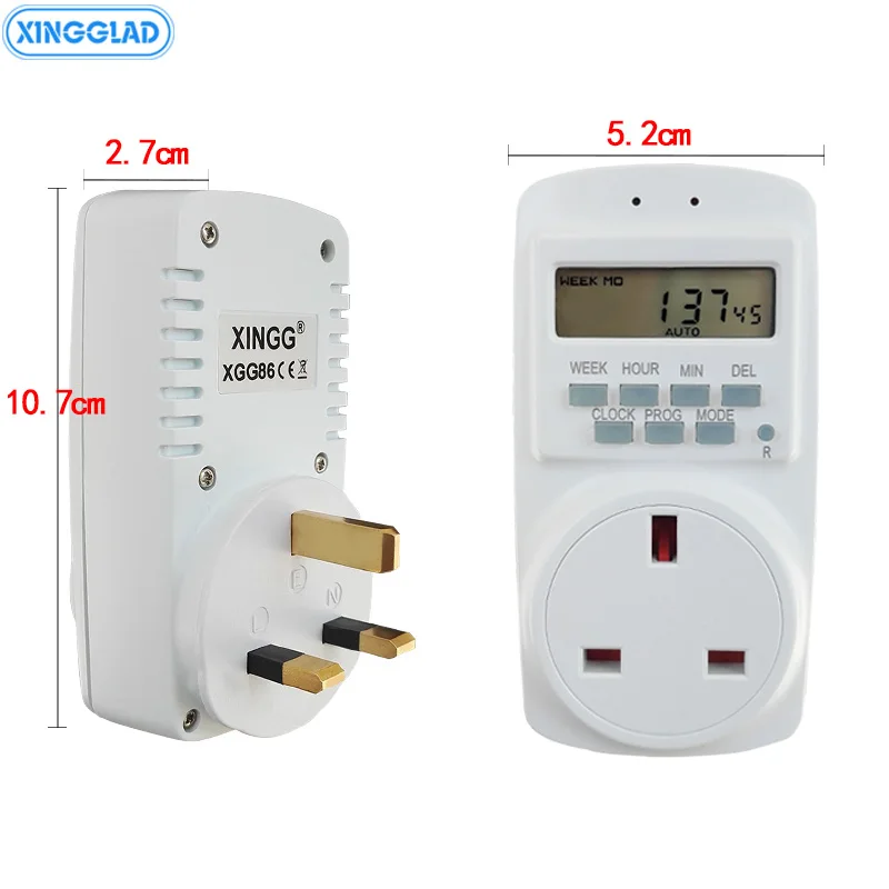 Умная электрическая программируемая розетка с таймером на 7 дней 13