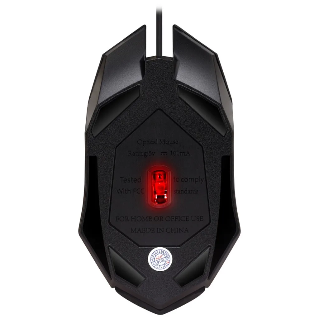 K2 800/1200/1600dp Регулируемая мышь проводная USB фотоэлектрическая светящаяся игровая