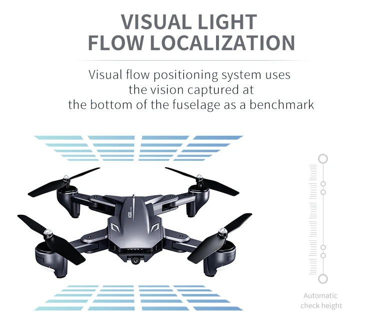Visuo XS816 оптическое позиционирование потока Rc Квадрокоптер с двойной камерой 2mp Wifi FPV Дрон контроль жестов Дрон Vs XS809HW XS809S