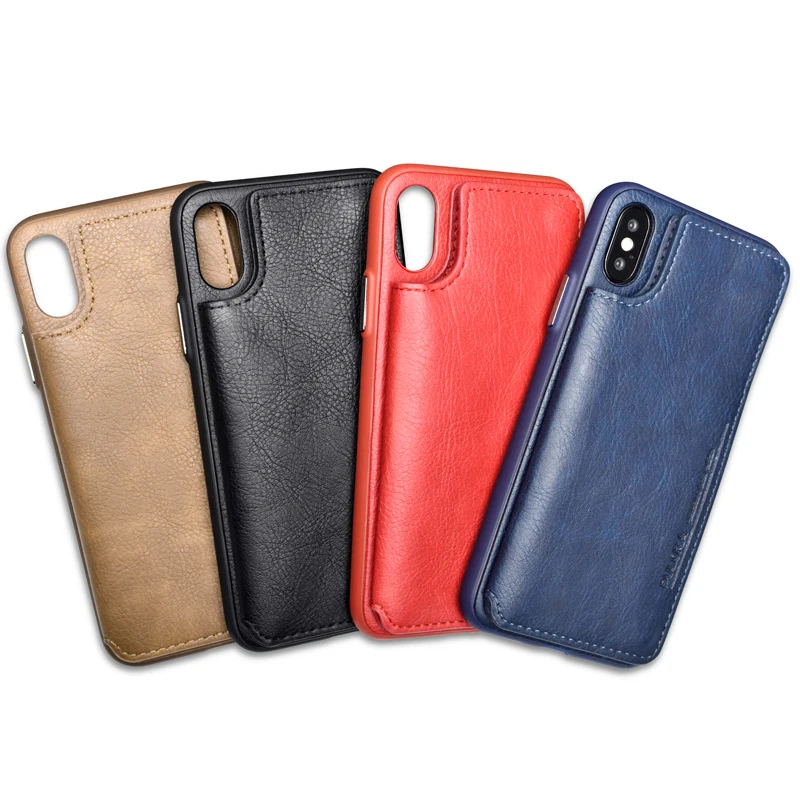 Ретро PU кожаная сумка Мягкий чехол для iPhone X XR XS MAX 6 6s 7 8 Plus флип кошелек держатель