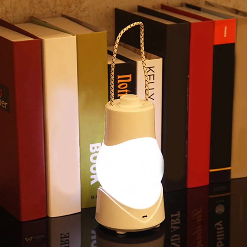 USB Rechargeable Desk Lamp with Music Box Dimmable Creative LED Night Light Portable Hanging Emergency | Освещение
