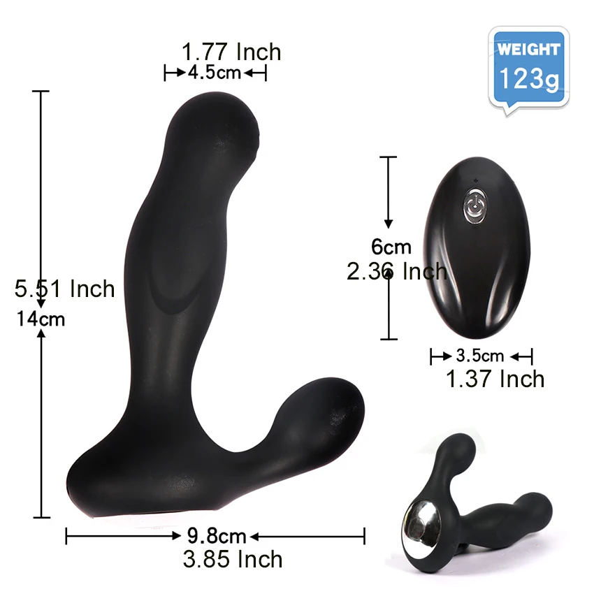 MLSice Для женщин G Spot Анальная пробка Вибратор массажер простаты анальный