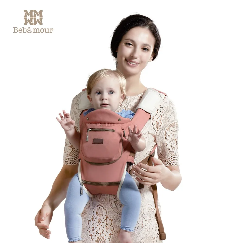 Роскошные 9 в 1 Hipseat эргономичный кенгуру 360 Mochila portabebe слинг рюкзак для одежда