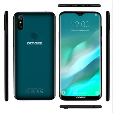 Оригинальный чехол для аккумулятора телефона Doogee Y8 3 ГБ ОЗУ 16 Гб ПЗУ Смартфон Android