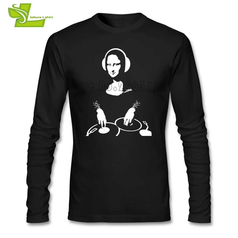 Мужская футболка Dj Mona Lisa Классическая Удобная с принтом Футболки для папы