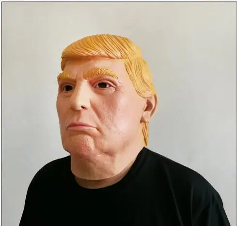 Бесплатная доставка маска для взрослых вечеринки Дональда Трампа на Хэллоуин