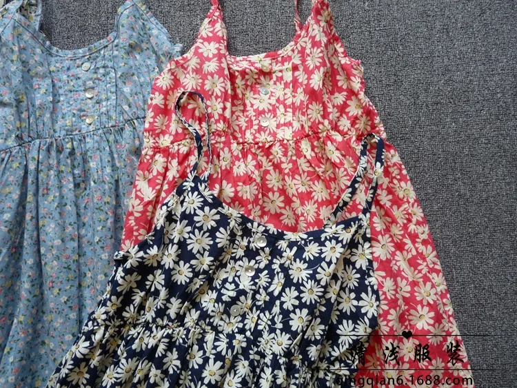 Сарафаны С НАБОРНЫМИ БРЕТЕЛЬКАМИ Ситца Дешевые Одежда Китай летнее платье 2019