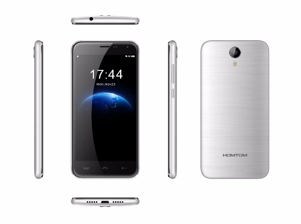 In Stock Original Homtom HT3 3G WCDMA Android 5.1 Mobile Phone MTK6580 Quad Core 1.3G Dual SIM 5.0&quotHD 1G RAM 8G ROM 8MP | Мобильные
