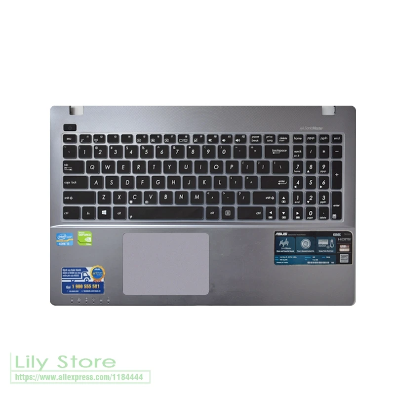 Для Asus R500V R500X R505 R510VC R510JK R510CC R510LD R556LD R557LP R513LD 15 6 дюйма силиконовая защитная