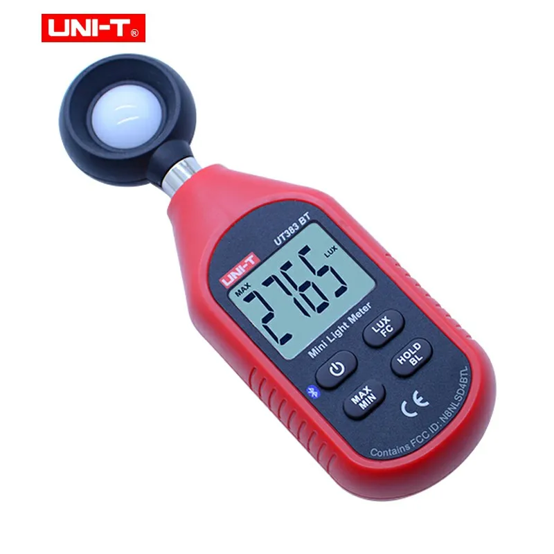 Цифровой Люксметр UT383BT UNI-T Bluetooth мини-измеритель освещенности оборудование для