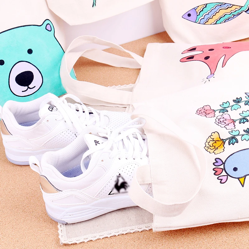 Холст Граффити Холщовая Сумка DIY ручной работы игрушки ремесла для детей |