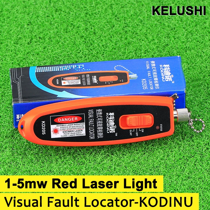 Оптовая цена 1 мВт красный лазерный свет тестер волоконно оптического кабеля