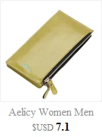 Aelicy, двойная молния, кошелек для монет, Воловья кожа, натуральная кожа, короткий кошелек, женский, мульти-карта, позиция, квадратный, орган, карта, посылка