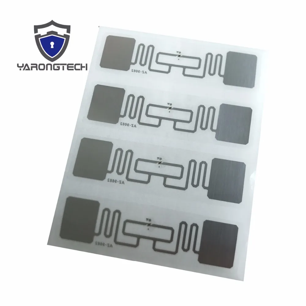 9662 ISO 18000-6C Alien H3 73.5x21.2mm UHF tag RFID Adhesive Tag inlay Label 100pcs/lot Free shipping | Безопасность и защита