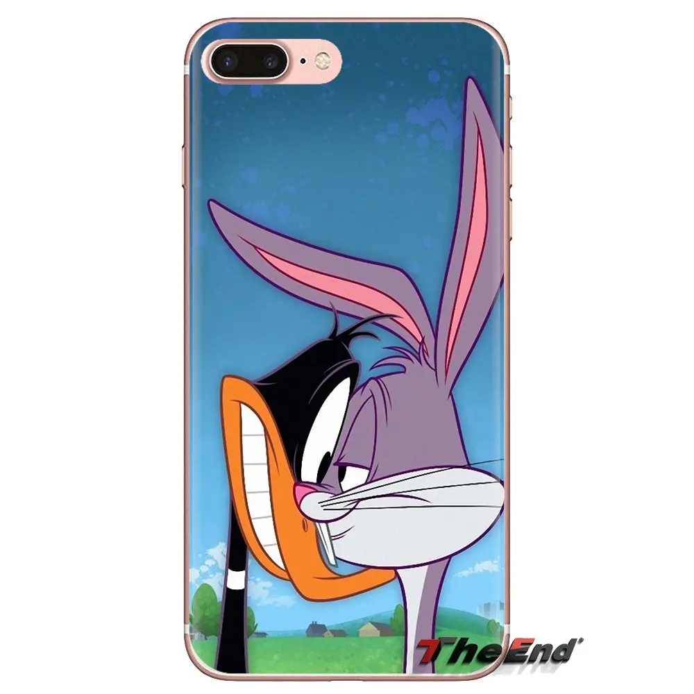 Мягкие прозрачные чехлы для Xiaomi Mi3 Samsung A10 A30 A40 A50 A60 A70 Galaxy S2 Note 2 Grand Core Prime Bugs Bunny Tunes |