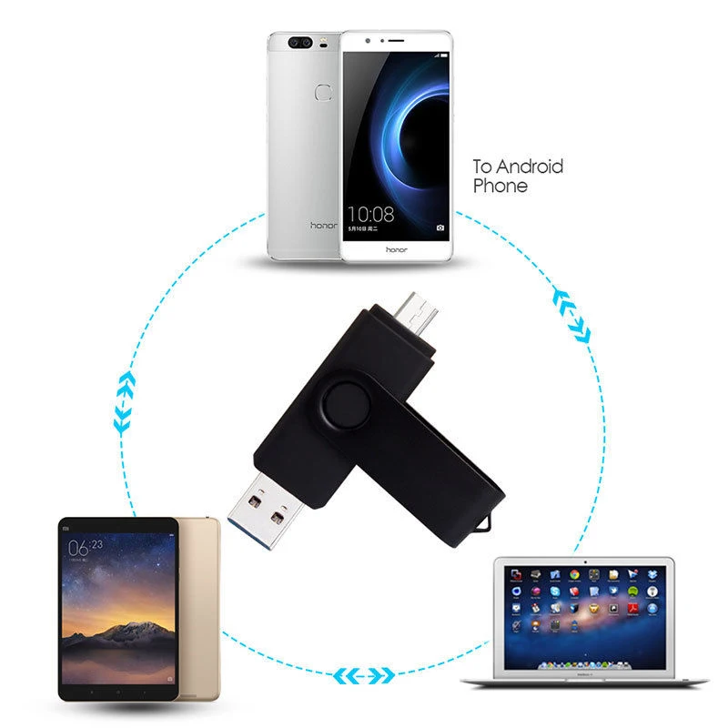 OTG USB флеш накопитель 128 Гб 64 ГБ 32 16 8 внешний для смартфона|USB флэш-накопители| |