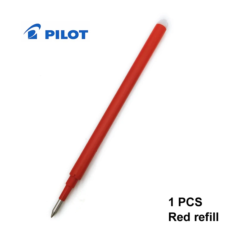 1 PCS red refill Бренд Pilot FriXion LFB-20EF стираемые гелевые ручки тонкий кончик 0,5 мм черные/синие/красные чернила - Цвет: 1 PCS red refill