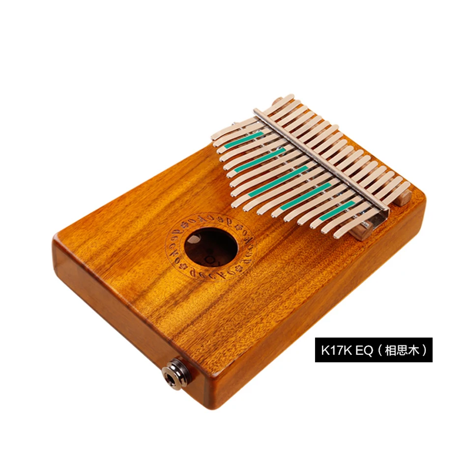 Gecko K17KEQ  17 key  Kalimba Solid KOA K17KEQ African Thumb Piano Finger Percussion Keyboard