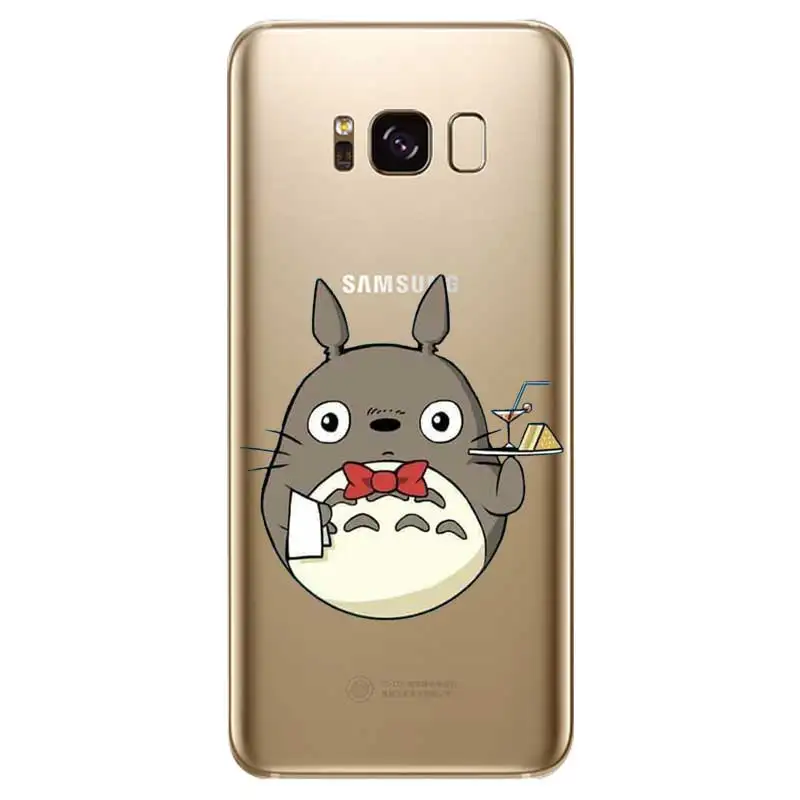 N449 Тоторо Smart мягкий чехол для samsung Galaxy A2 Core A6 A7 A8 A9 A10 A30 A40 A50 A60 A70 A8S A9S A20E плюс |