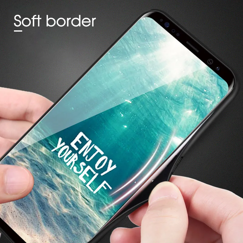 Градиентный чехол из закаленного стекла для телефона Samsung Galaxy S8 Plus Samsun S8Plus 8 G950F