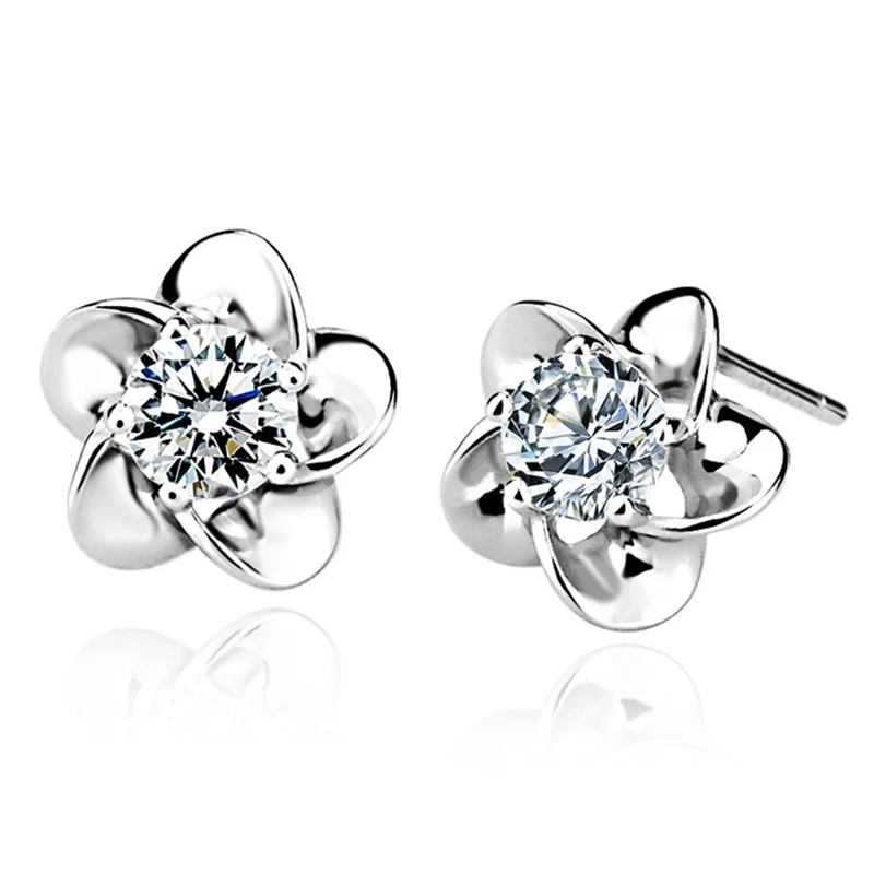 Женский ювелирный комплект из колье и серёг серебра 925 пробы|silver jewelry set|sterling silver