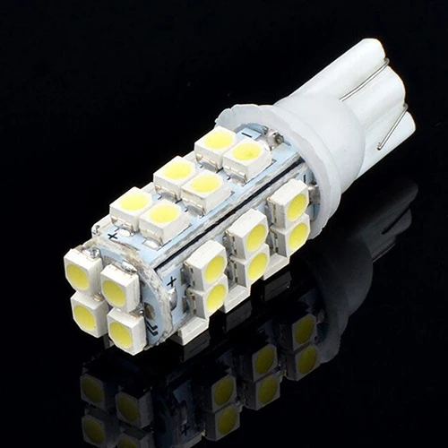 10 шт. белый цвет 28 SMD светодиодный светильник на танкетке лампа 12В для автомобиля