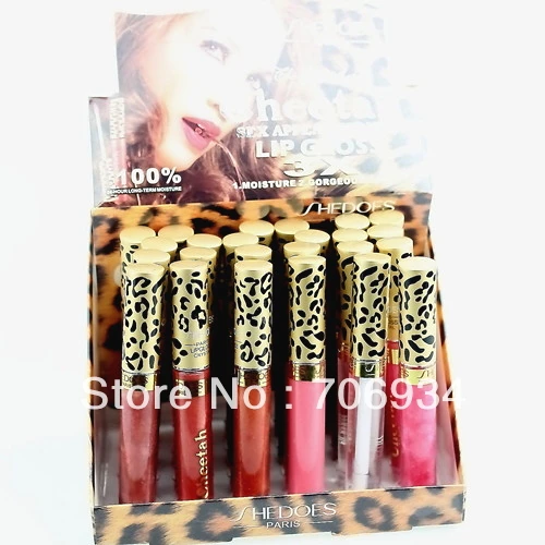 

24pcs/lot 12 colors Professional Lip Gloss Lipgloss Makeup Long Term Moisture 8ml 8321