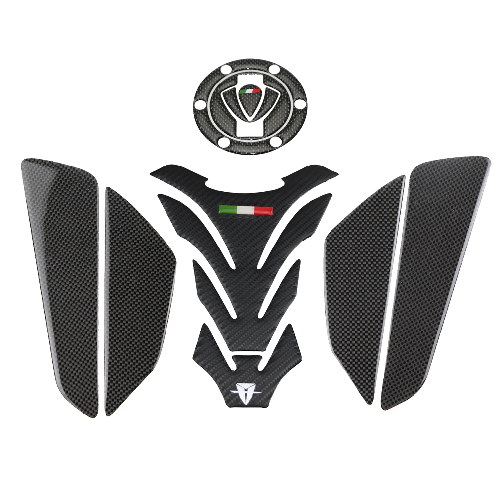 Карбоновая накладка на бак KODASKIN наклейка эмблема захват фиксирующие ручки легко