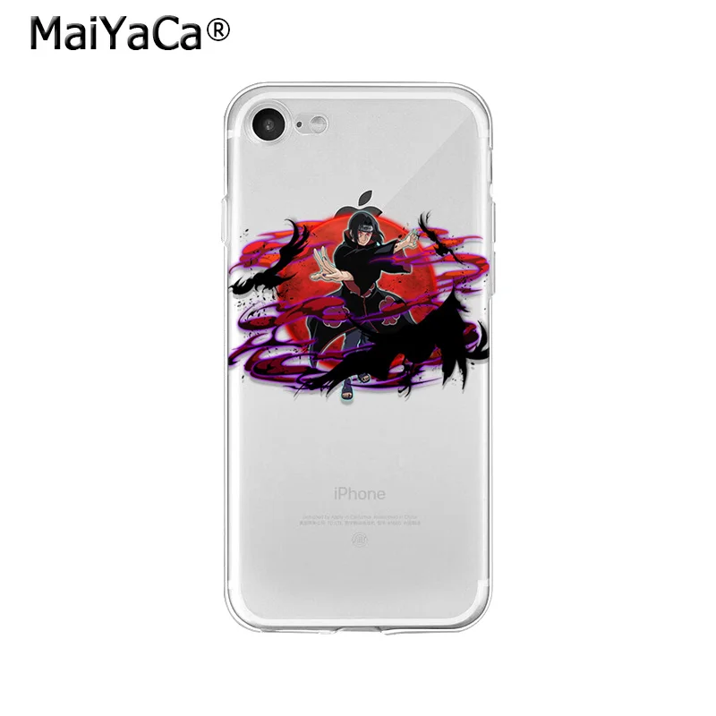 MaiYaCa Аниме Наруто Саске Какаши Итачи боль ТПУ мягкий чехол для телефона iPhone 5 5Sx 6 7