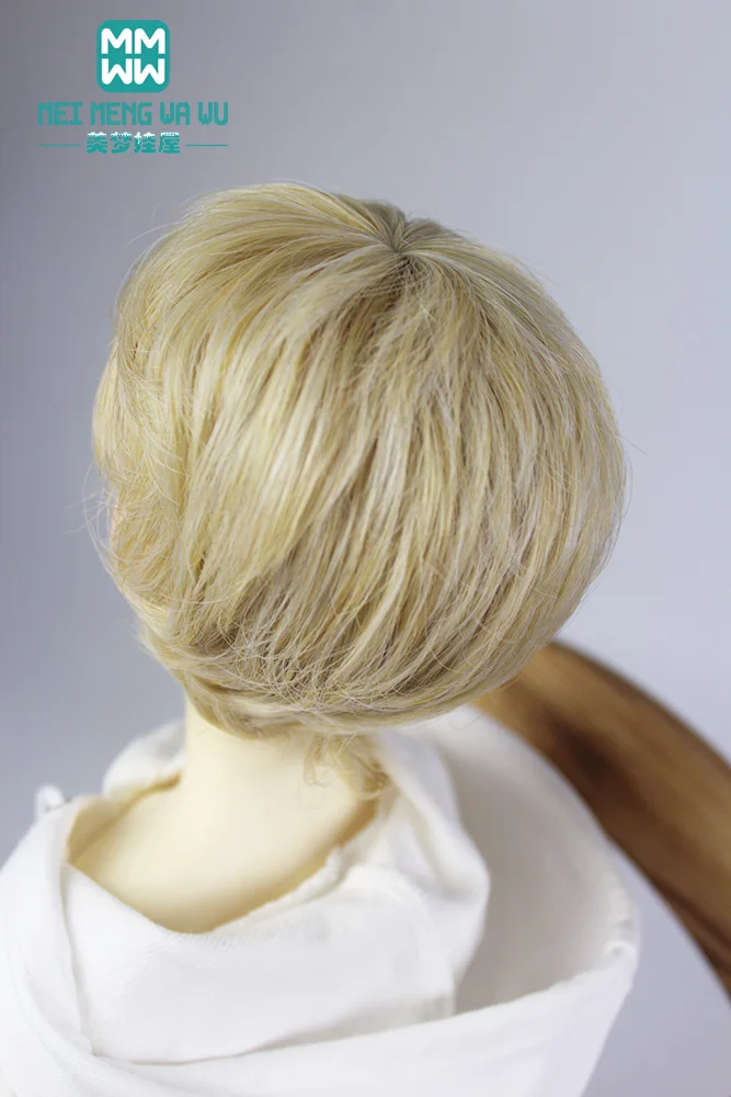 Куклы Аксессуары куклы парики для 1/3 1/4 1/6 BJD/SD волосы модные золотые кудрявые