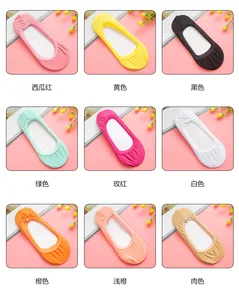 Невидимые короткие женские теплые удобные носки-Башмачки из хлопка и бамбука для девочек короткие женские невидимые носки по щиколотку, 5 пар = 10 шт. ws41