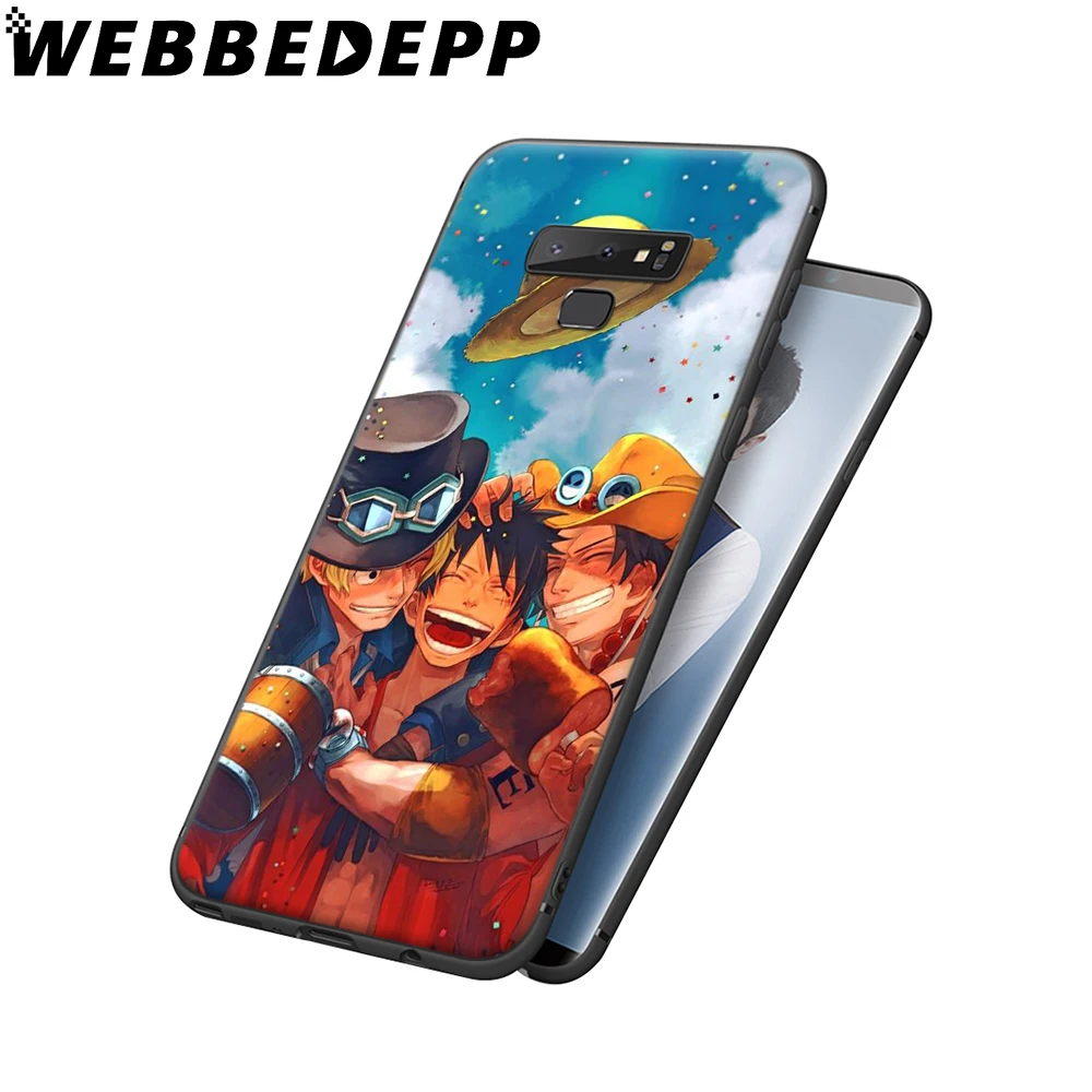 WEBBEDEPP цельный обезьянка D Луффи Ace Мягкий ТПУ чехол для Samsung Galaxy Note8 9 A10 A20 A40 A50 A60 A70 M10