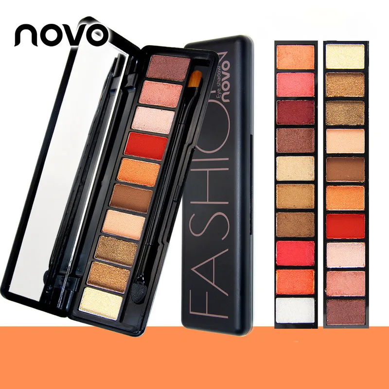 Модная палитра теней для век 10 видов цветов удовлетворения различных