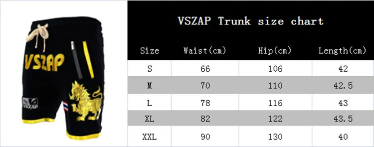 VSZAP боевые шорты ММА Муай Тай фитнес Санда Боевые искусства боевые искусства BJJ бой кикбоксинг для мужчин стрейч спортивный багажник