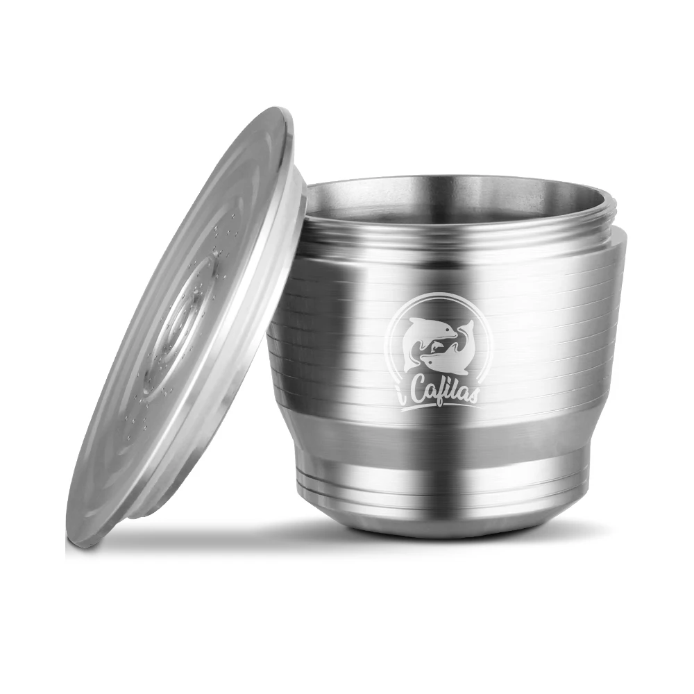 ICafilas новая Нержавеющая Сталь Nespresso металлическая многоразовая капсула для