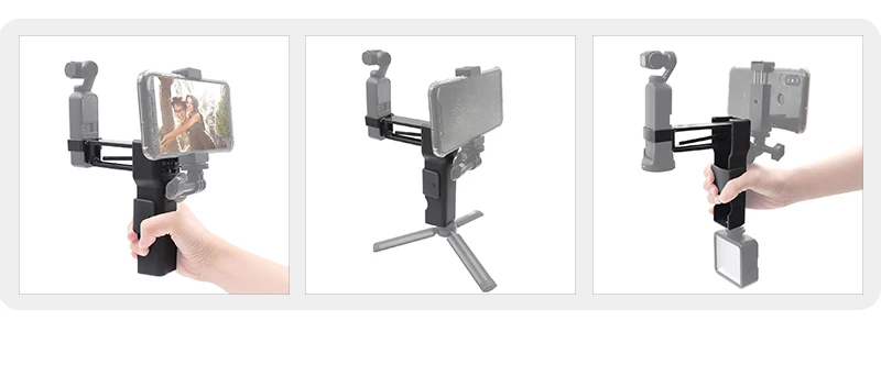 Z-Axis DJI OSMO Карманный Набор карданный складной ручной захват для DJI OSMO Карманный карданный стабилизатор кронштейн видеокамера аксессуары