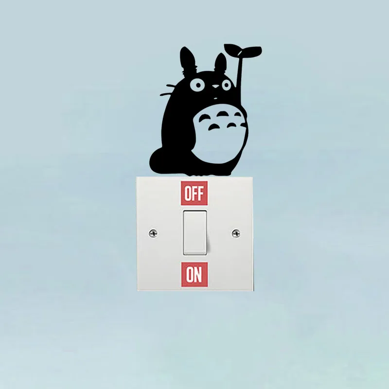 WANGZHIMING новые Мультяшные DIY 3d наклейки на стену для детской комнаты Totoro спальня