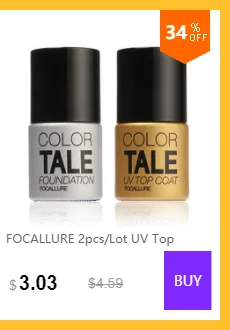 FOCALLURE Bling УФ-гель для ногтей 3 в 1 гель для ногтей отмачиваемый гель для ногтей нет необходимости базовое верхнее покрытие один шаг гель