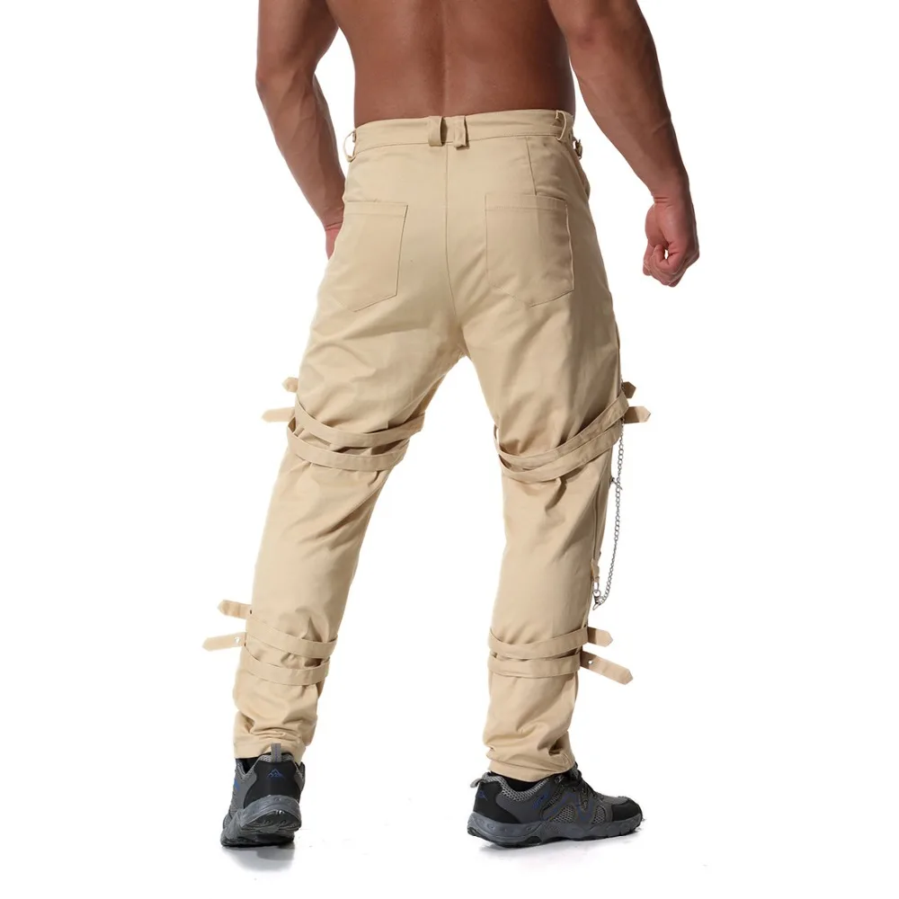 2022 New Arrivals Men fashion hip hop joggers punk rock cargo pants zippers streetwear men vinatge trousers drop shipping ABZ182