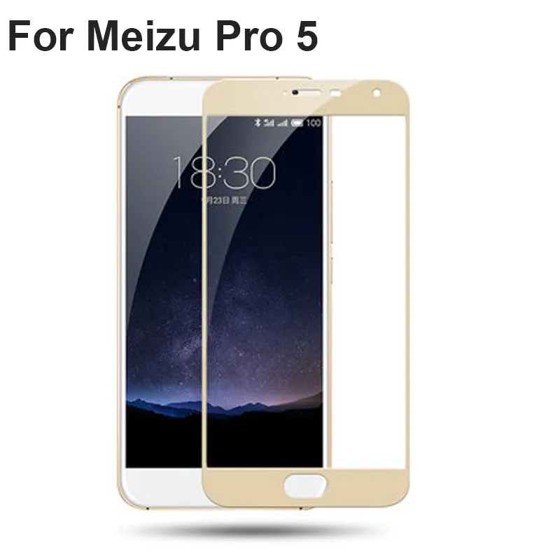 Полностью покрывающее закаленное Стекло для MeizuPro5 Pro 5 Экран Защитная