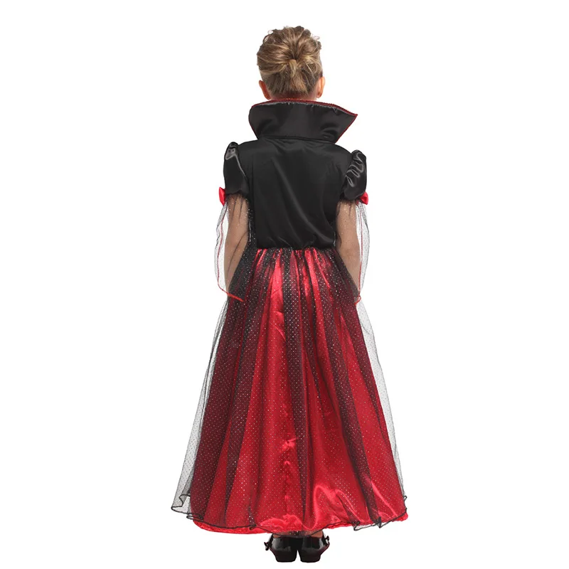 

Girls Fantasia Vampire Costume Kids Children Halloween Carnival Kigurumi Role Play Fancy Party Dress Up