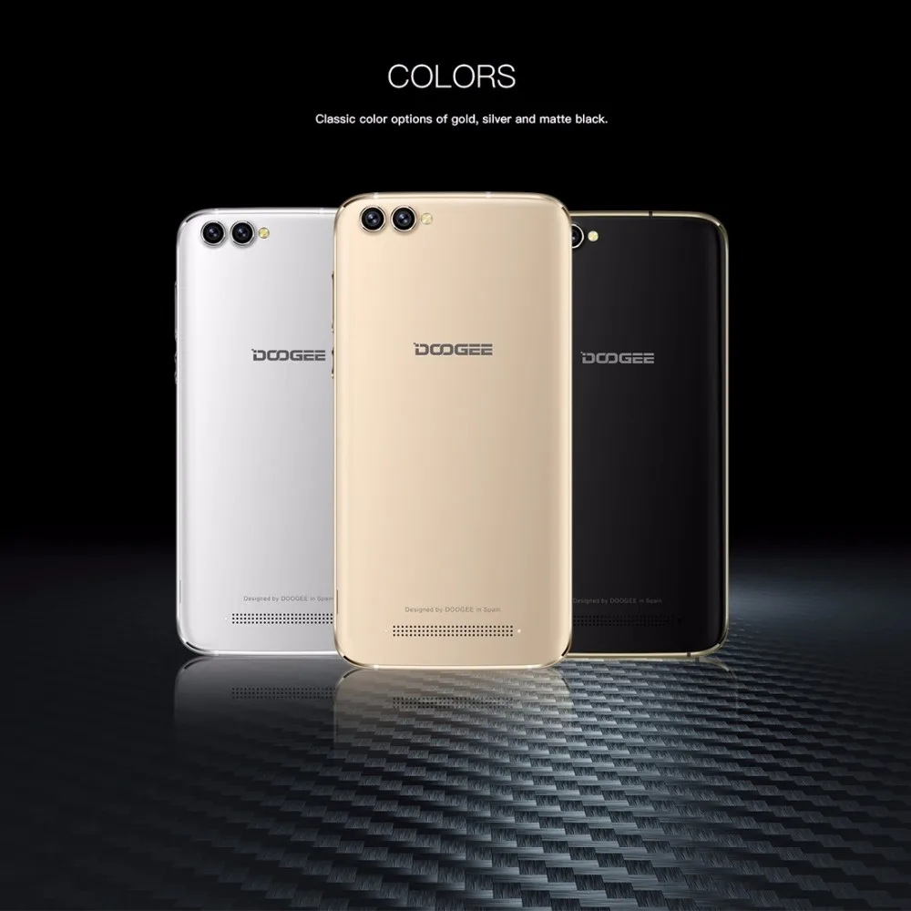 Оригинал DOOGEE X30 Встроенная память 16 ГБ смартфон MTK6580 4 ядра 5.5 дюймов Android 7.0