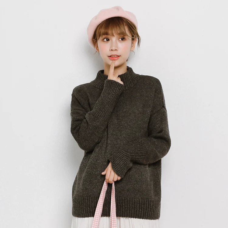 Женские свитшоты Harajuku толстый Ulzzang Повседневный свободный свитер без застежки Bf